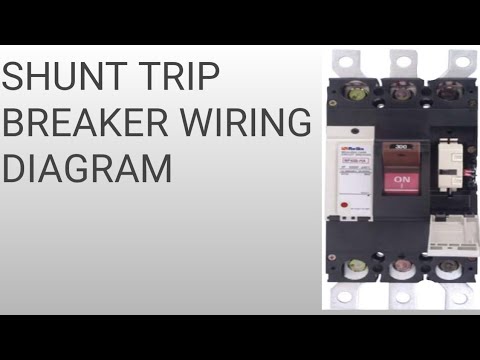 Shunt Trip Breaker Wiring Diagram Control Of Mccb Breaker Youtube