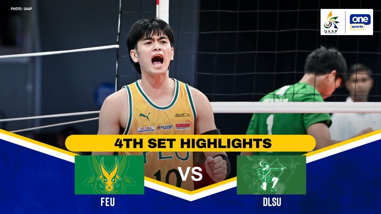 FEU vs DLSU | SET 4 HIGHLIGHTS | UAAP SEASON 88 MEN’S VOLLEYBALL | APR ...