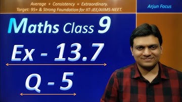 Question 5  Exercise 13.7 Class 9 Maths Chapter 13 Surface Areas and Volumes