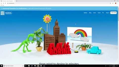 Tutorial: TinkerCAD - Student Login