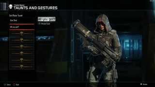 CoD:BO3 Outrider Legendary 1st Place Taunt γAll you gotγ