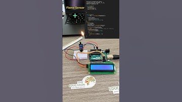 Sensor de chamas Arduino  #arduino #shorts