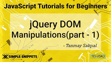 #44  JQuery DOM Manipulations Part 1