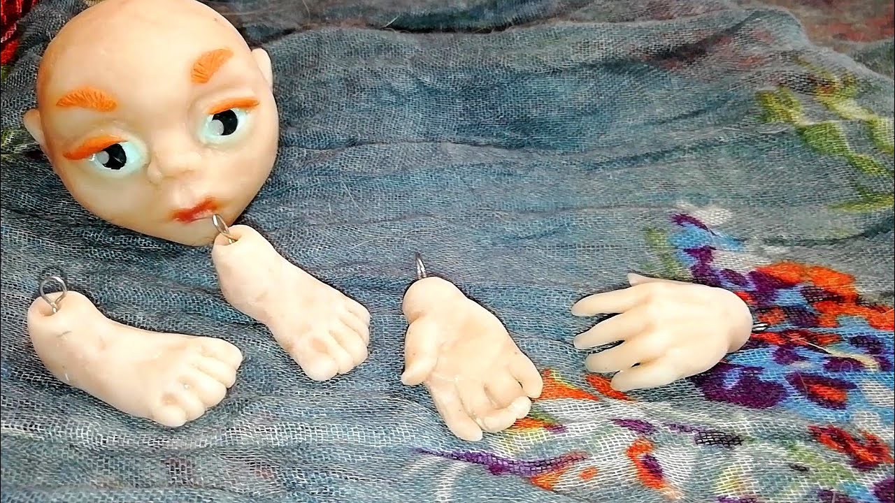 Polymer Clay Bjd Doll! Hands and Feet! YouTube