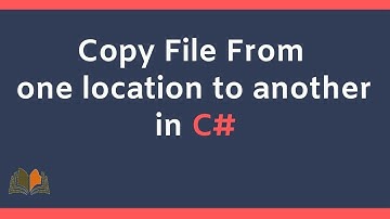 Copy File from one location to another in C# || #copyfile #file #filecopy