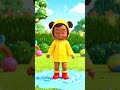 Pitter Patter Goes the Rain! 🌧️ | Jumping in Puddles Song  #cocomelon #ChotiChotiPoems #shorts#viral