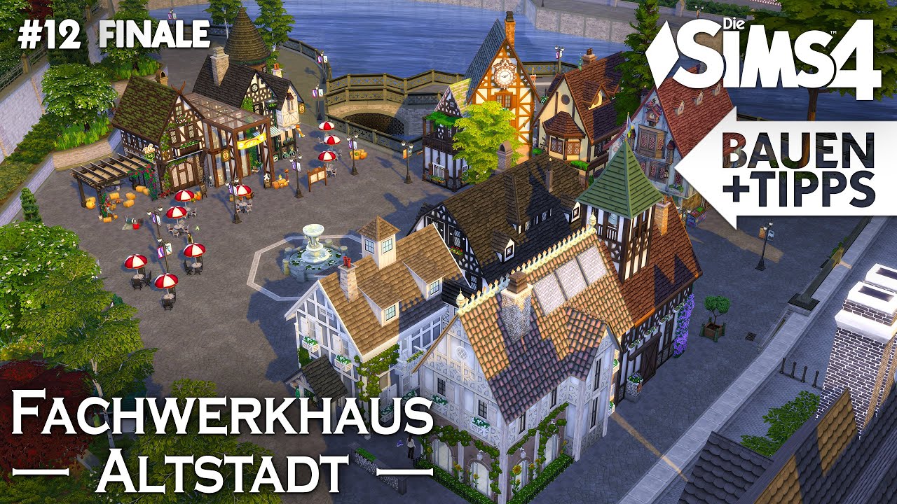 City Island 5 Tipps Und Tricks Deutsch Fachwerkhaus Altstadt bauen #12 | Die Sims 4 Let's Build mit Tipps