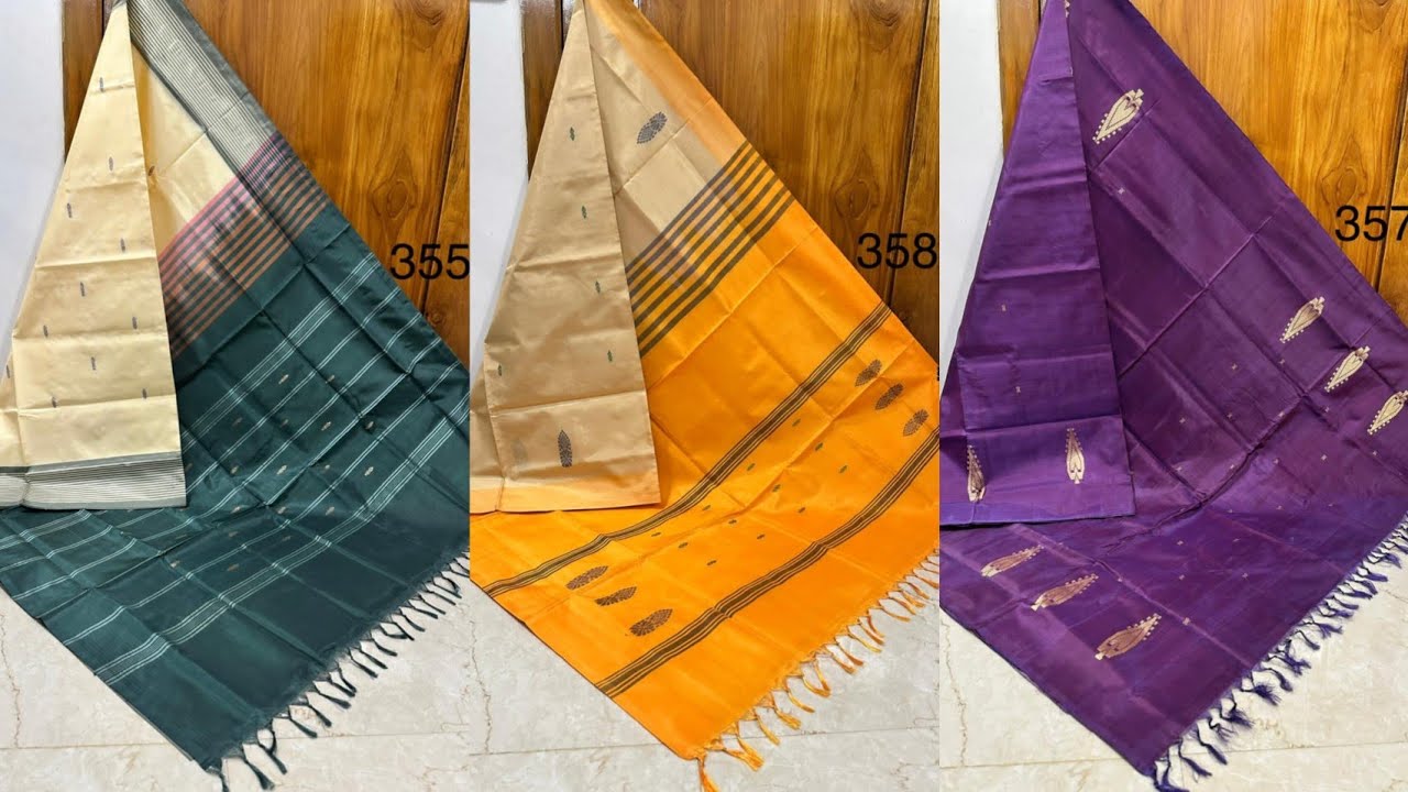 New arrivals of valainar pattu sarees🦚 Whatsapp: 9486877976 #trending #pattusarees 