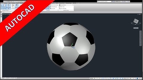 Soccerball - Fussball - Autocad 2018 Training - Surfaces