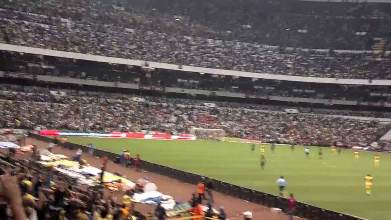 La monumental America vs Pumas 2013 Estadio Azteca - YouTube