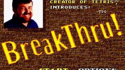 BreakThru! - Super Nintendo - Start-Up - Opening - Title Screen - SNES