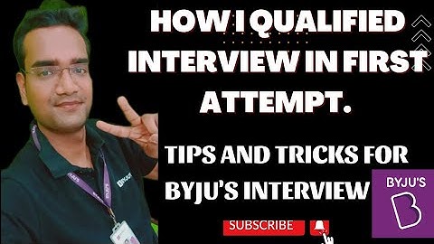 HOW TO CRACK BYJU