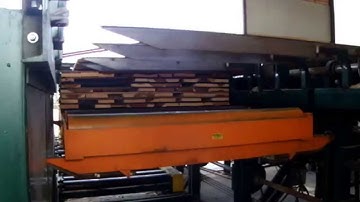 Turning Fork Stacker with Double-end Trim-saw
