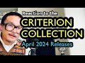 Daisukes reaction to the criterion collection april 2024 releases announcement