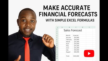Make ACCURATE Financial Forecasts with Simple Excel Formulas?