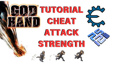 TUTORIAL CHEAT GOD HAND TECHNIQUES ATTACK STR PS2 PCSX2 2.2 WITH CHEAT ENGINE TUTORIAL