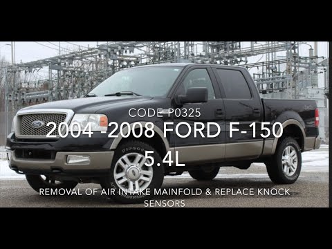 2004-2008 Ford F-150 5.4L P0325 replacing Knock Sensors, (& removing Air Intake Manifold) Pt 1 of 2