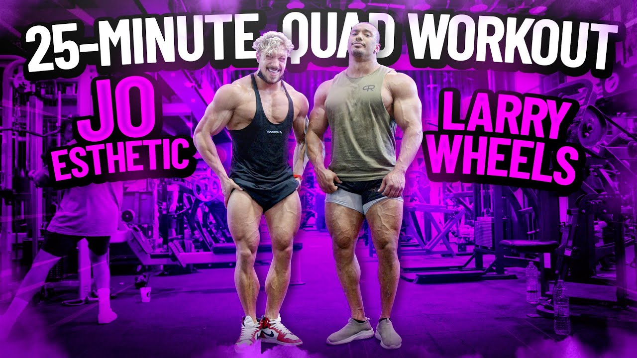 25 Minute Quad Workout With Joesthetics Youtube