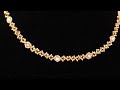 Altın Kristal Kolye & Gold Cristal Necklace