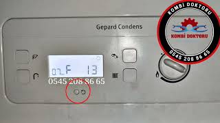 Proterm Gepard Condens Kombi Resetleme Nasıl Yapılır? Proterm Kombi Arıza Kodları