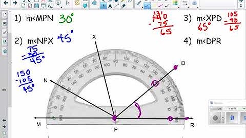 1 4 Measure and classify angles