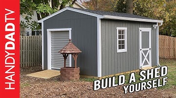 You Can Build Your Own Storage Shed! We