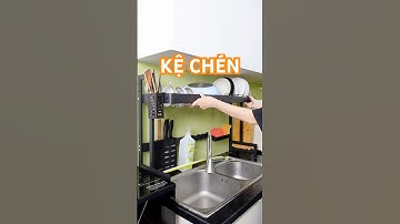 Kệ này tận dụng được không gian trên bồn rửa chén, rất tiện#letnhancheck #review #dogiadung #kechen
