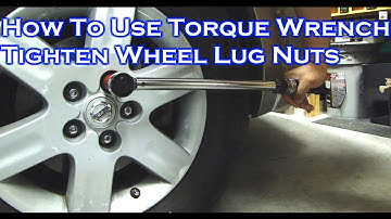 How To Use A Torque Wrench To Tighten Car