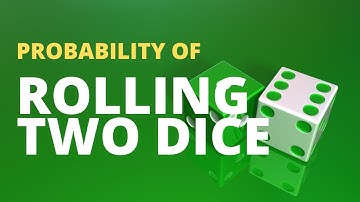 💯 Probability of Rolling Two Dice | 6-Sided Dice Probability. Watch this video!