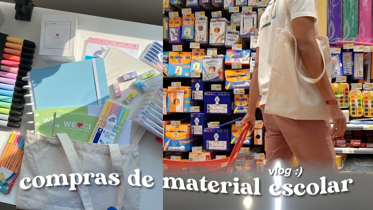vlog: comprando o meu material escolar 2021 :p | ep. 2