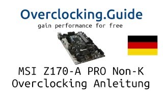 Msi Z170 A Pro Skylake Non K Cpu Overclocking G4400 I3 6100 I5 6400 German Deutsch Youtube Msi Z170 A Pro Skylake Non K Cpu Overclocking G4400 I3 6100 I5 6400 German Deutsch Youtube