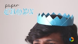 DIY Kids Crafts Paper Flower Crown 