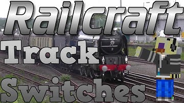 Minecraft Railcraft Tutorial : Track Switches & Control Boxes