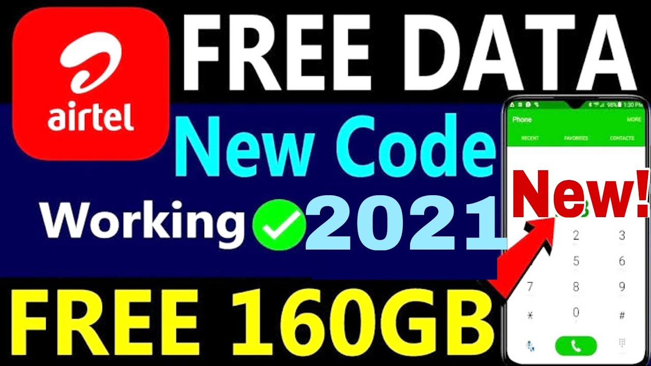 airtel free data code 2021| airtel free internet tricks 2021 hindi | New  airtel data code 2021 - YouTube