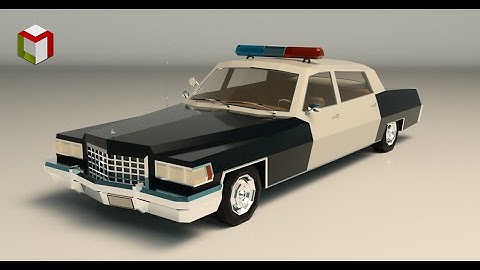 Police Car 04 (turntable)
