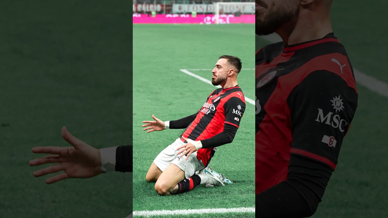 Un gol da vero bomber per Mario🔥 #acmilan #football #seriea