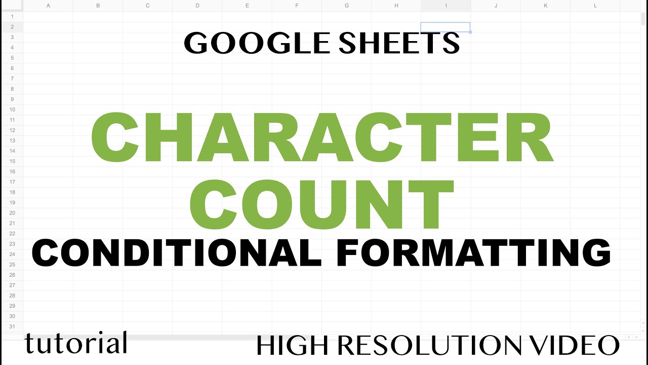 How to do a character count in Google Sheets