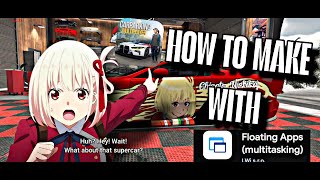Tutorial | ✏️ How to Make Easy Anime Design On #carparkingmultiplayer 🔥( with Floating Apps) screenshot 4