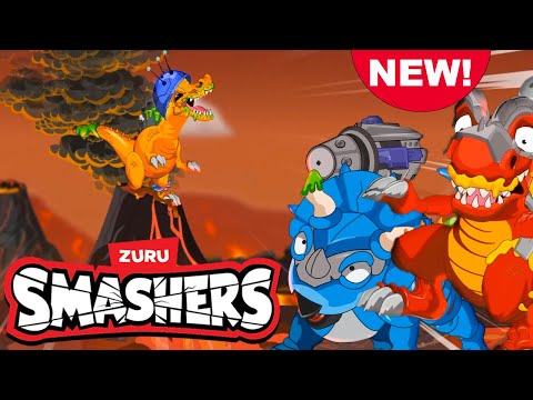 Smashers Dino Island T-Rex Battles for Kids by Zuru 3 Years and Up