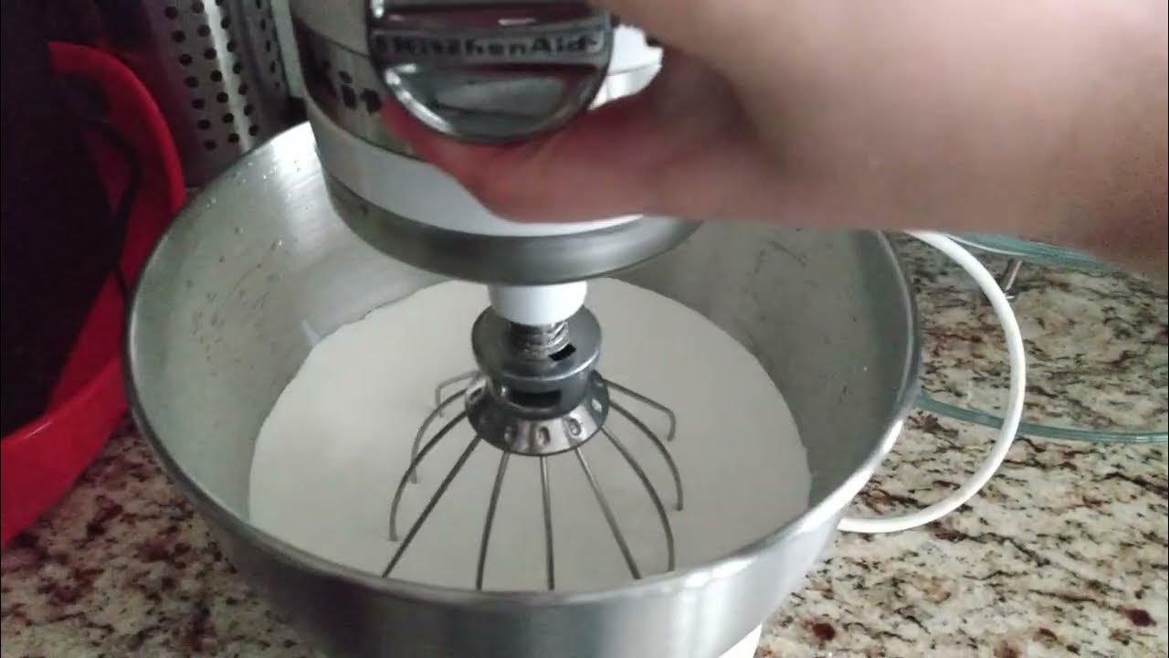 whipping-up-heavy-cream-with-a-kitchenaid-mixer-to-make-whipped-cream