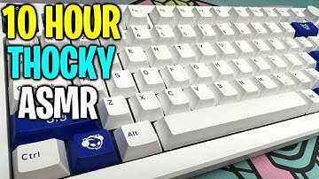 😴10 Hours Typing | Best $100 THOCKY Mechanical Keyboard🌞ASMR NO TALKING ⌨️ Akko MOD 007 PC