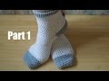 (crochet) Pt1: How To Crochet Adult Socks - Yarn Scrap Friday