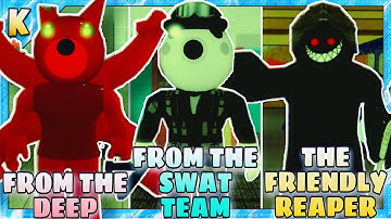 HOW TO GET ALL 3 BADGES + “THE FRIENDLY REAPER” BADGE + SKIN/MORPH in PIGGY BOOK 2 ROLEPLAY | Roblox