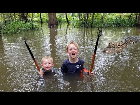 Swamp Survival Camping & Bushcraft (No Tent) - Hunting & Eating Frogs