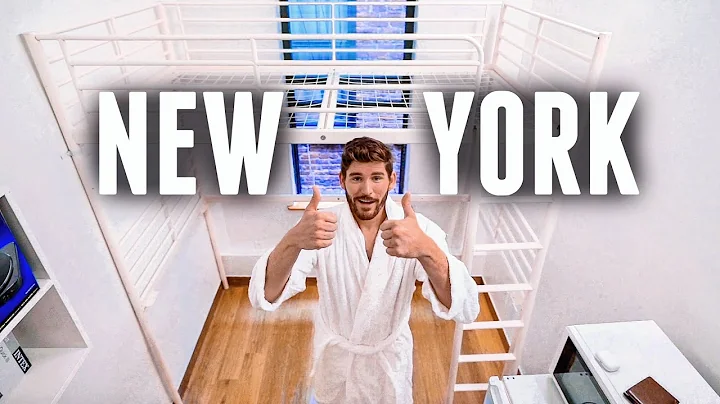 INSIDE New Yorks Smallest Apartment for 24 hrs | 60 ft. Micro Studio