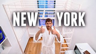 INSIDE New York’s Smallest Apartment for 24 hrs | 60 ft.² Micro Studio