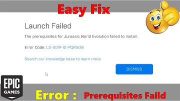 Epic Games Prerequisites failed | Fix error LS-0019 | 100% Working