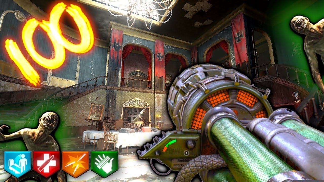 Round 100 attempt on Kino Der Toten! Pt 1 (3.2k grind) YouTube