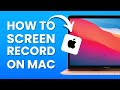 *NEW* How to Screen Record on Macbook Air M1 M2 M3 | Step-by-Step Guide (2025) MacOS