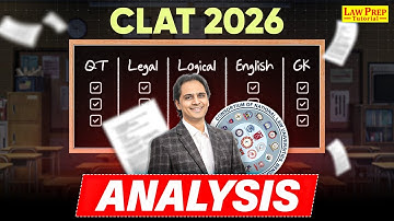CLAT 2026 Exam Analysis | CLAT 2026 Paper Review, Answer Key & Expected Cut-offs